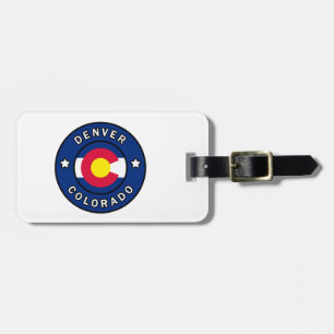Denver Colorado Luggage Tag