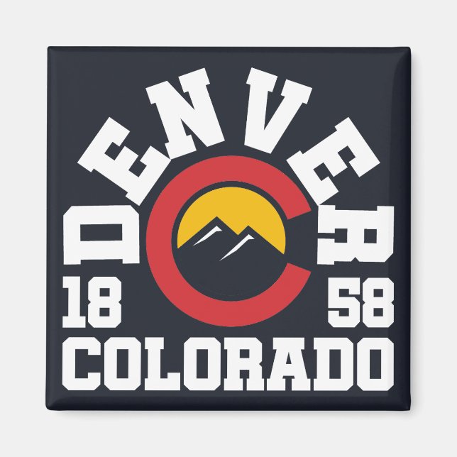 Denver,Colorado Magnet (Front)