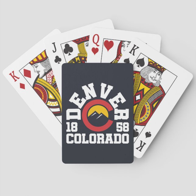 Denver,Colorado Playing Cards (Back)