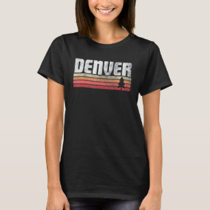 Denver Colorado Retro Style Vintage 70s 80s 90s T-Shirt