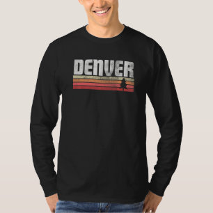 Denver Colorado Retro Style Vintage 70s 80s 90s T-Shirt