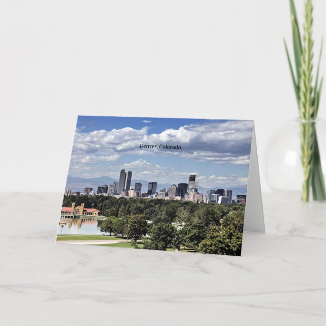 Denver, Colorado Skyline Card (Front)