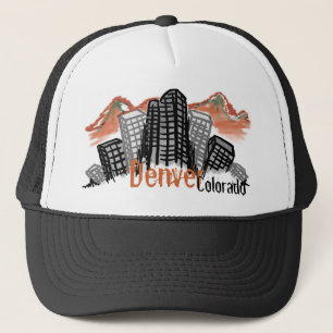 Denver Colorado Skyline hat