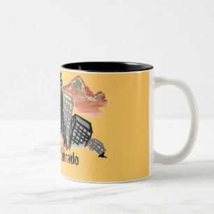 Denver Colorado skyline mug