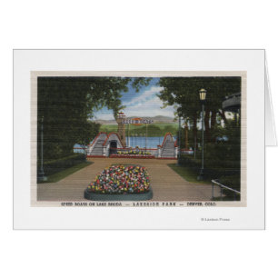 Denver, Colorado - Speed Boats on Lake Rhoda