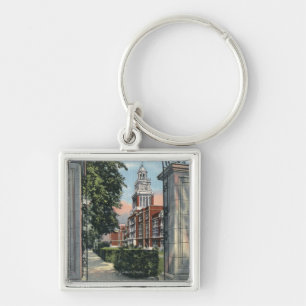 Denver, Colorado - Vista of East High School Key Ring
