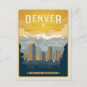 Denver, Colorado We've Moved! Postcard