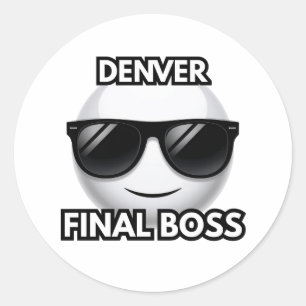 Denver Final Boss Cool Emoji Sticker