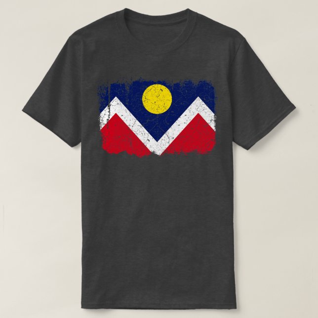 Denver Flag 7 T-Shirt (Design Front)