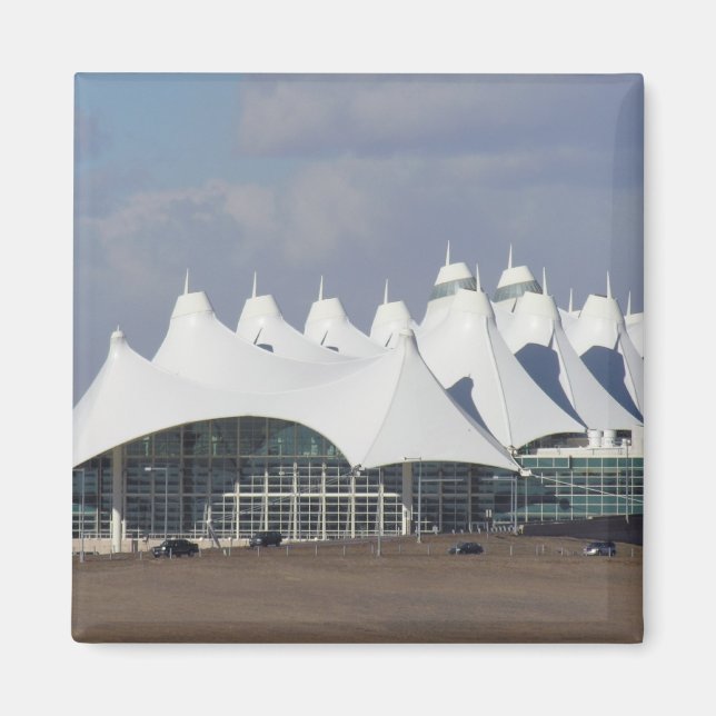 Denver International Airport Main Terminal Buildin Magnet (Front)
