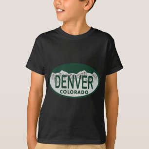 Denver License oval T-Shirt