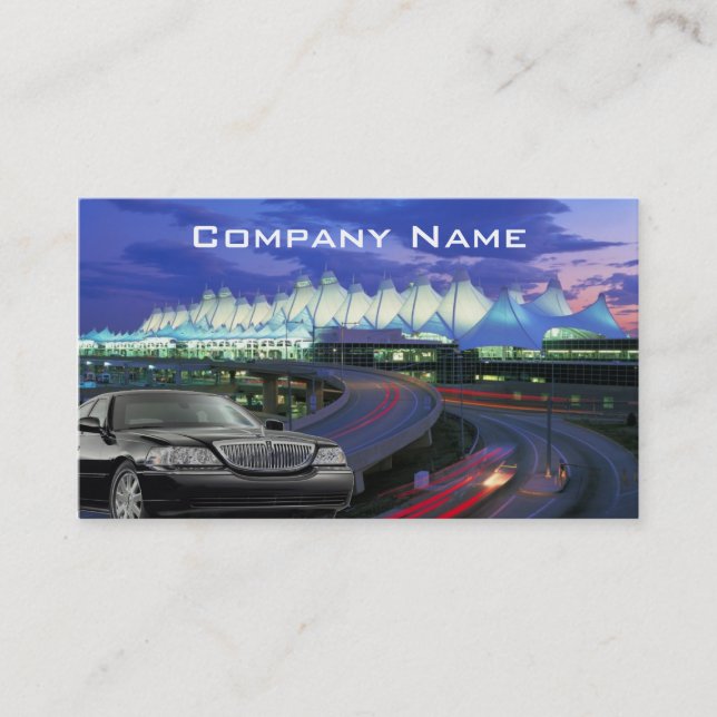 Denver Limo Business Card (Front)