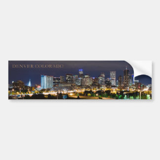 Denver Skyline Bumper Sticker