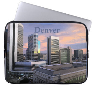 Denver Skyline Laptop Sleeve