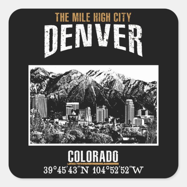 Denver Square Sticker (Front)