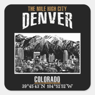 Denver Square Sticker