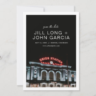 Denver Union Station Save the Date Invitation