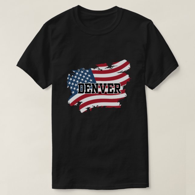 Denver USA T-Shirt (Design Front)