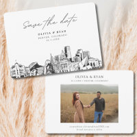 Denver Wedding Modern Save the Date