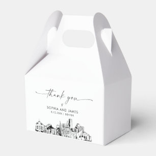Denver Wedding Personalised Favour Box