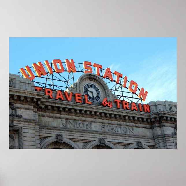 Denver's Union Station Poster (Front)