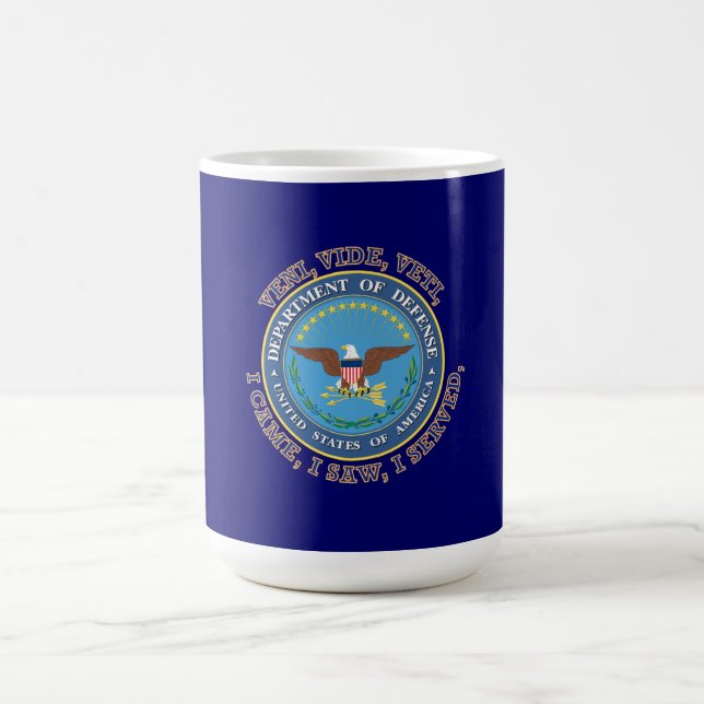 Department of Defence DOD VVV Shield Coffee Mug (Center)