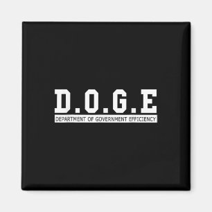Department Of Government Efficiency D.o.g.e. Funny Magnet