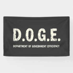 Department Of Government Efficiency Doge Dog   Banner