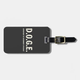 Department Of Government Efficiency Doge Dog Luggage Tag