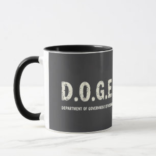 Department Of Government Efficiency Doge Dog Mug
