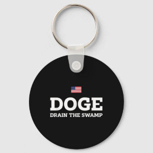 Department Of Government Efficiency Doge Drain Key Ring