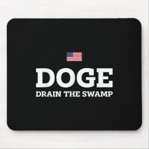 Department Of Government Efficiency Doge Drain Mouse Pad