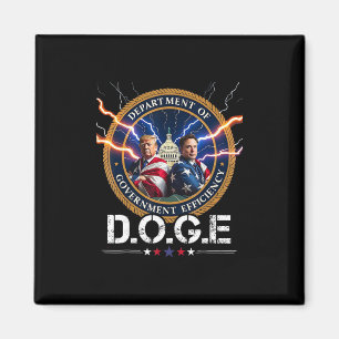 Department Of Government Efficiency Doge Trump 47t Magnet