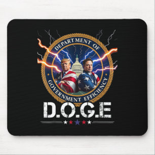 Department Of Government Efficiency Doge Trump 47t Mouse Pad