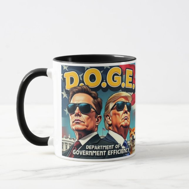 DEPARTMENT OF GOVERNMENT EFFICIENCY MUG (Left)