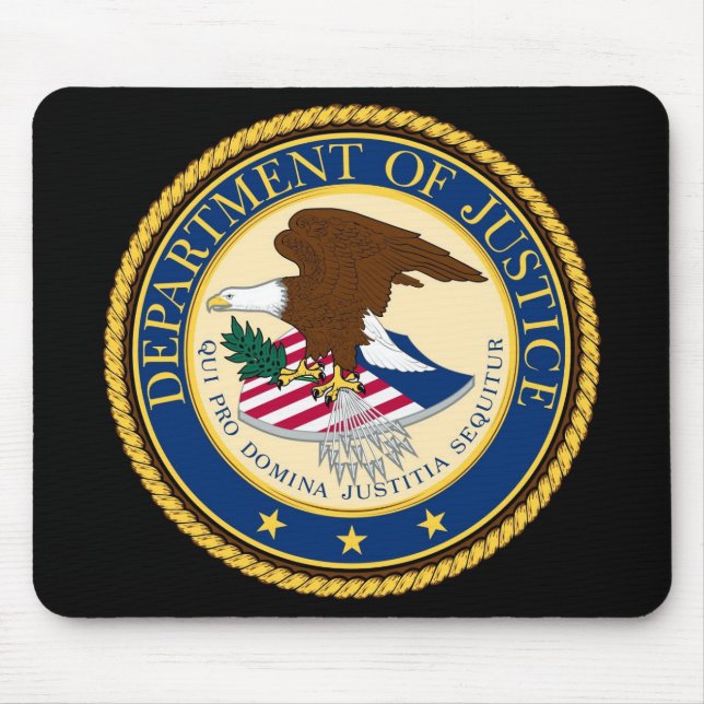 Department of Justice Mouse Pad (Front)