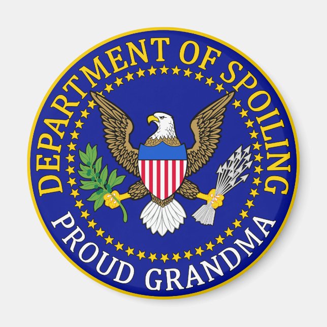 Department of Spoiling - Proud Grandma Magnet (Front)