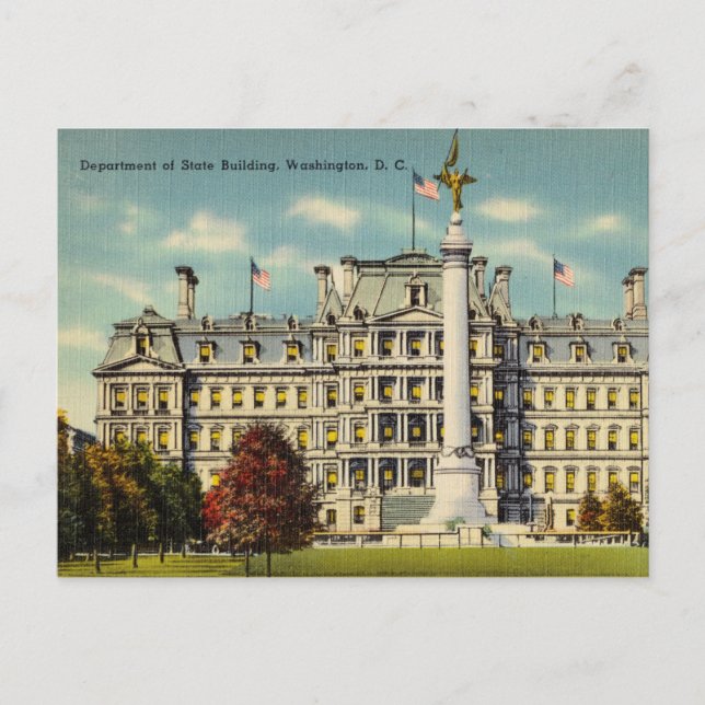 Department of State Building, Washington D.C. Postcard (Front)