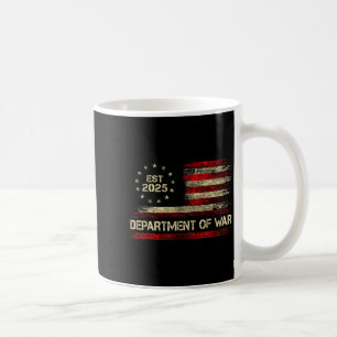 Department Of War Established 2025 Re-established  Coffee Mug