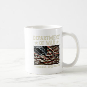 Department Of War Usa Camouflage Flag Department O Coffee Mug