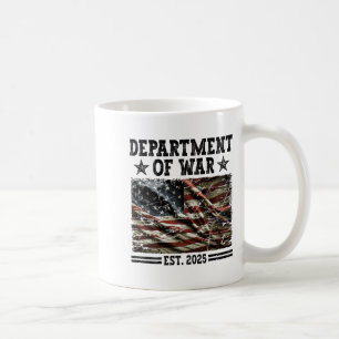 Department Of War Usa Camouflage Flag Department O Coffee Mug