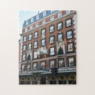 Department Store Christmas Decorations, London UK Jigsaw Puzzle