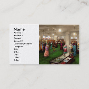 Department Store - The Edwardian Department Store Business Card