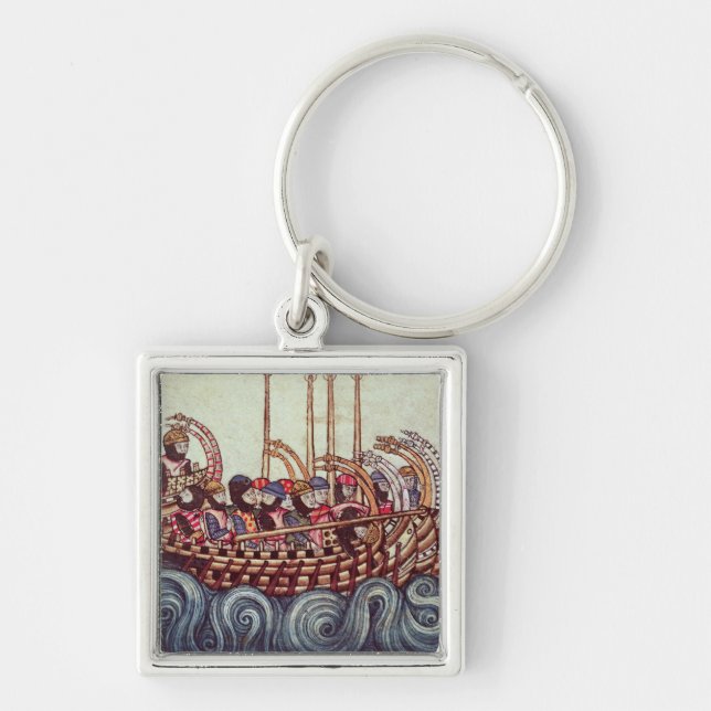 Departure of a Boat for the Crusades, Key Ring (Front)