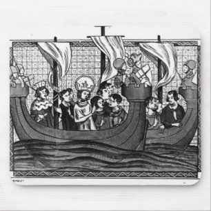 Departure of St. Louis for the Crusade Mouse Pad