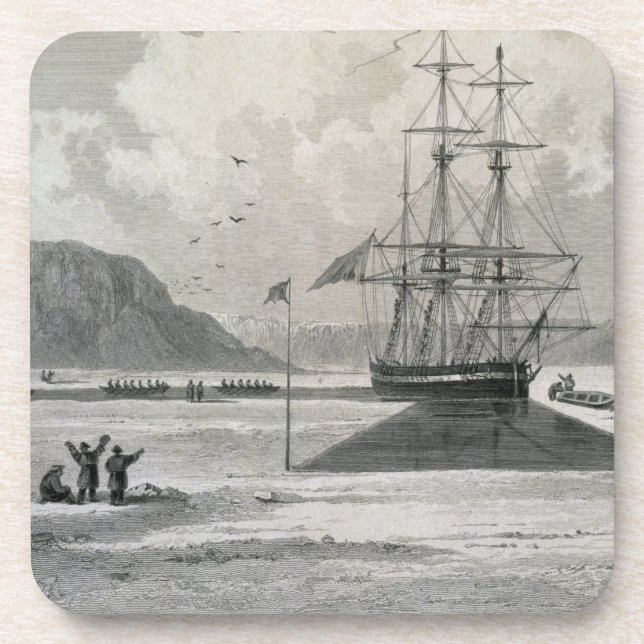 Departure of the boats from Hecla Cove, June 21, 1 Coaster (Front)