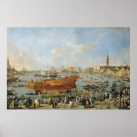 Departure of the 'Bucentaur' for the Lido