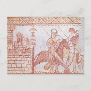 Departure of the Crusaders Postcard