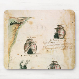 Departure of Vasco da Gama Mouse Pad