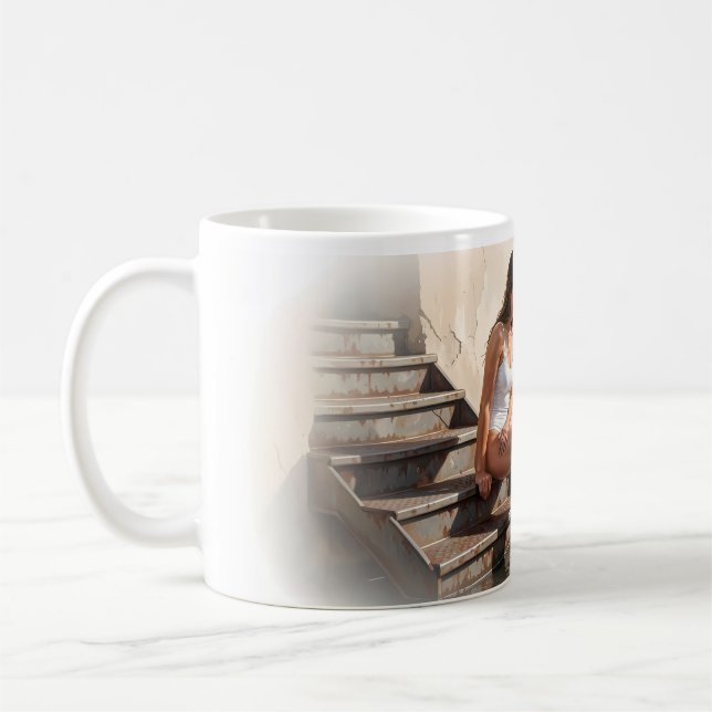 Departures Are Final Misty Train Mug (Left)